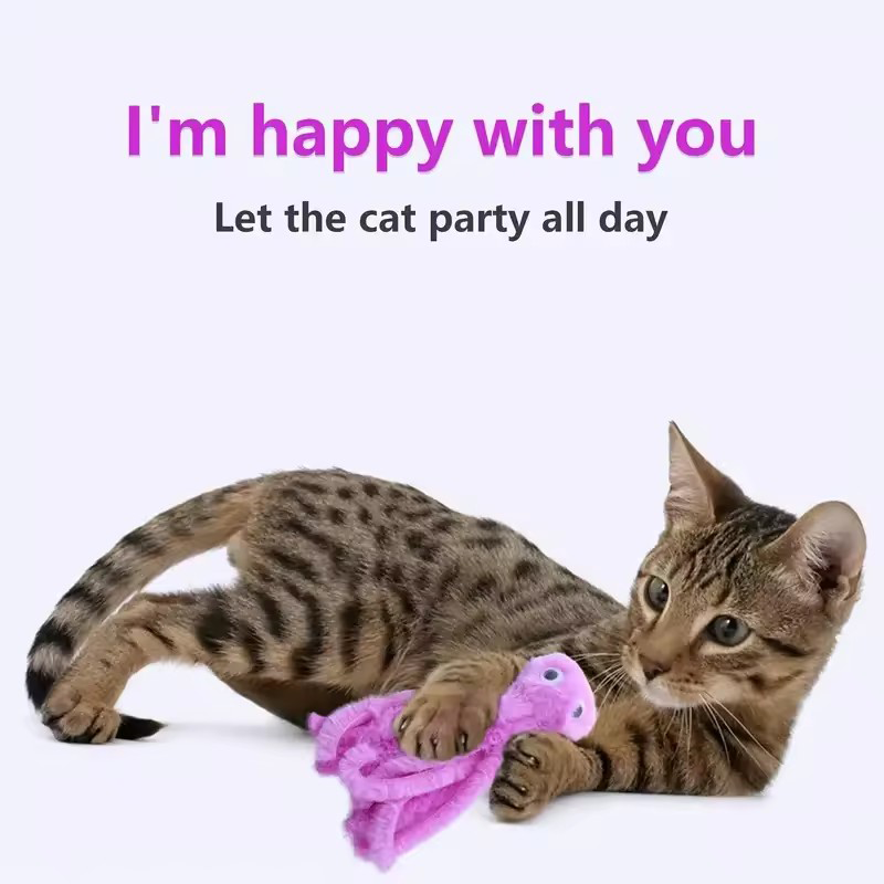 Pet Supplies Young - Cute octopus cat toys for kittens