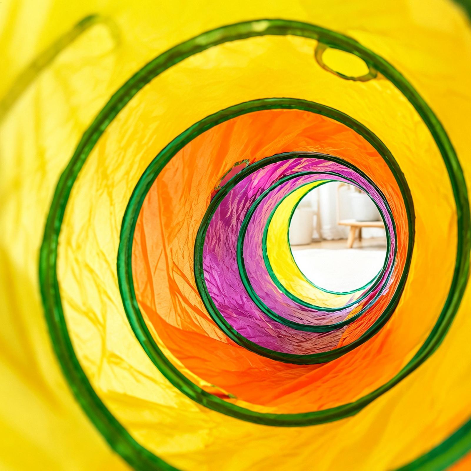 Cat Tunnel Toy - Cat Tunnel Rainbow Interactive Entertainment Decoration