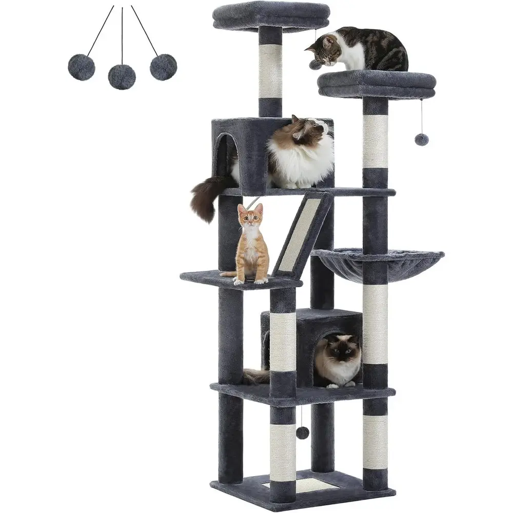 Cat Scratching Post - 70 High Cat Tree with 2