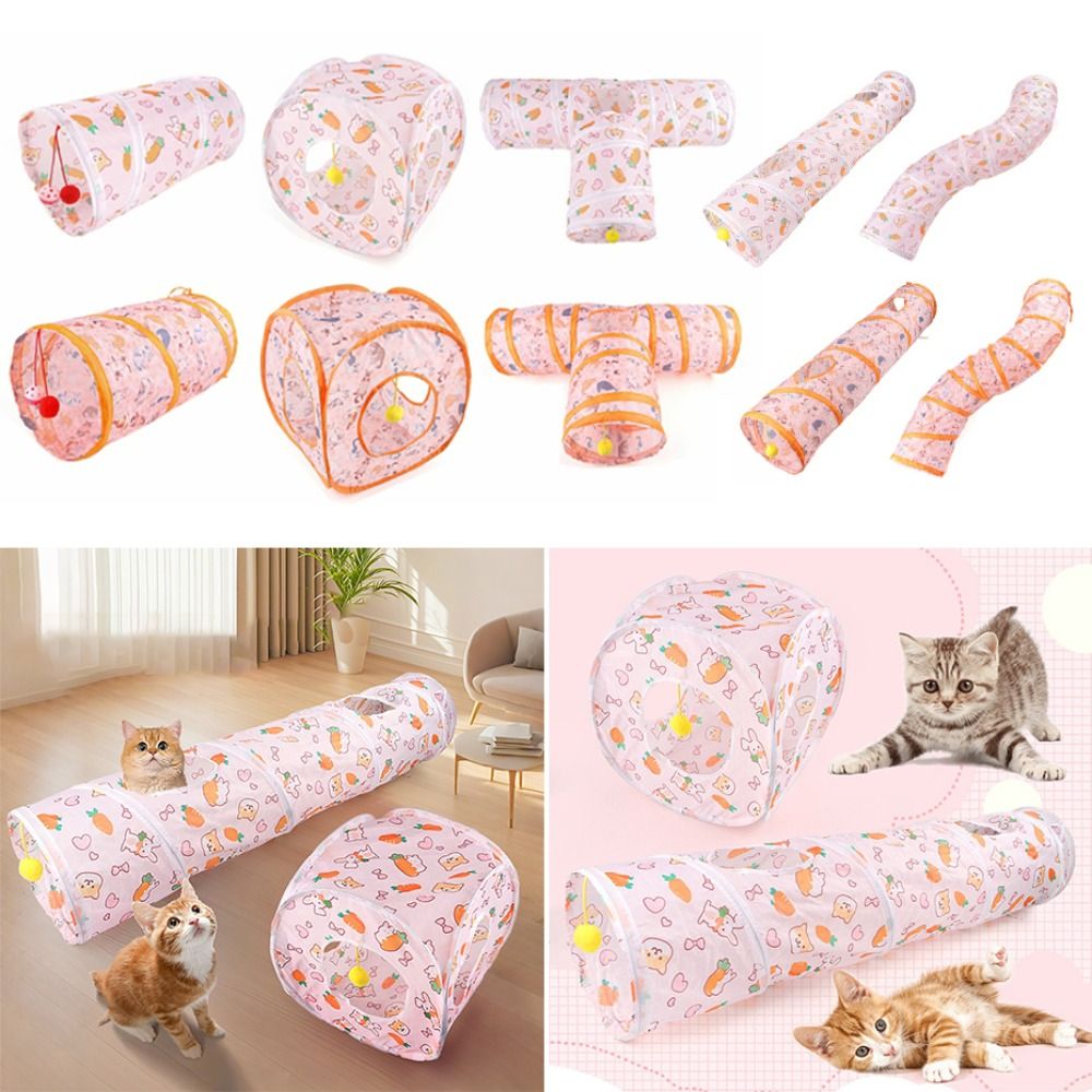 Fun Polyester+Steel Wire Cat T - Cat Tunnel Toy 评论和价格