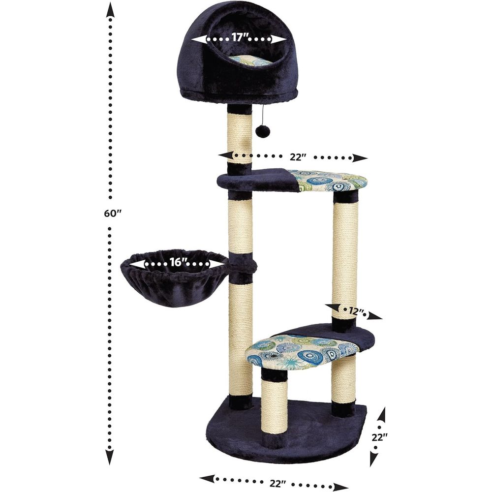 West Homes or Pets Cat Tree Re - Cat Scratching Post 评论和价格