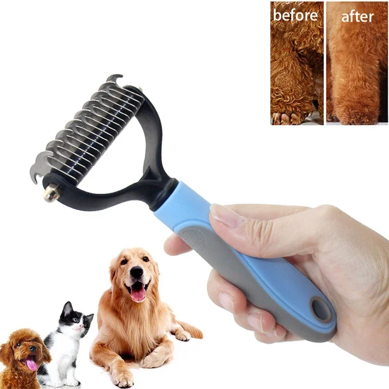 Pet Cat Hair Removal Comb Brus - Dog Grooming Clippers 评论和价格