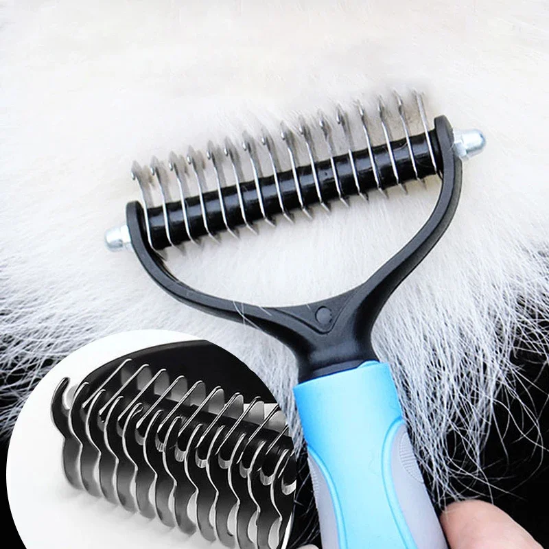 Pet Cat Hair Removal Comb Brus - Dog Grooming Clippers 评论和价格