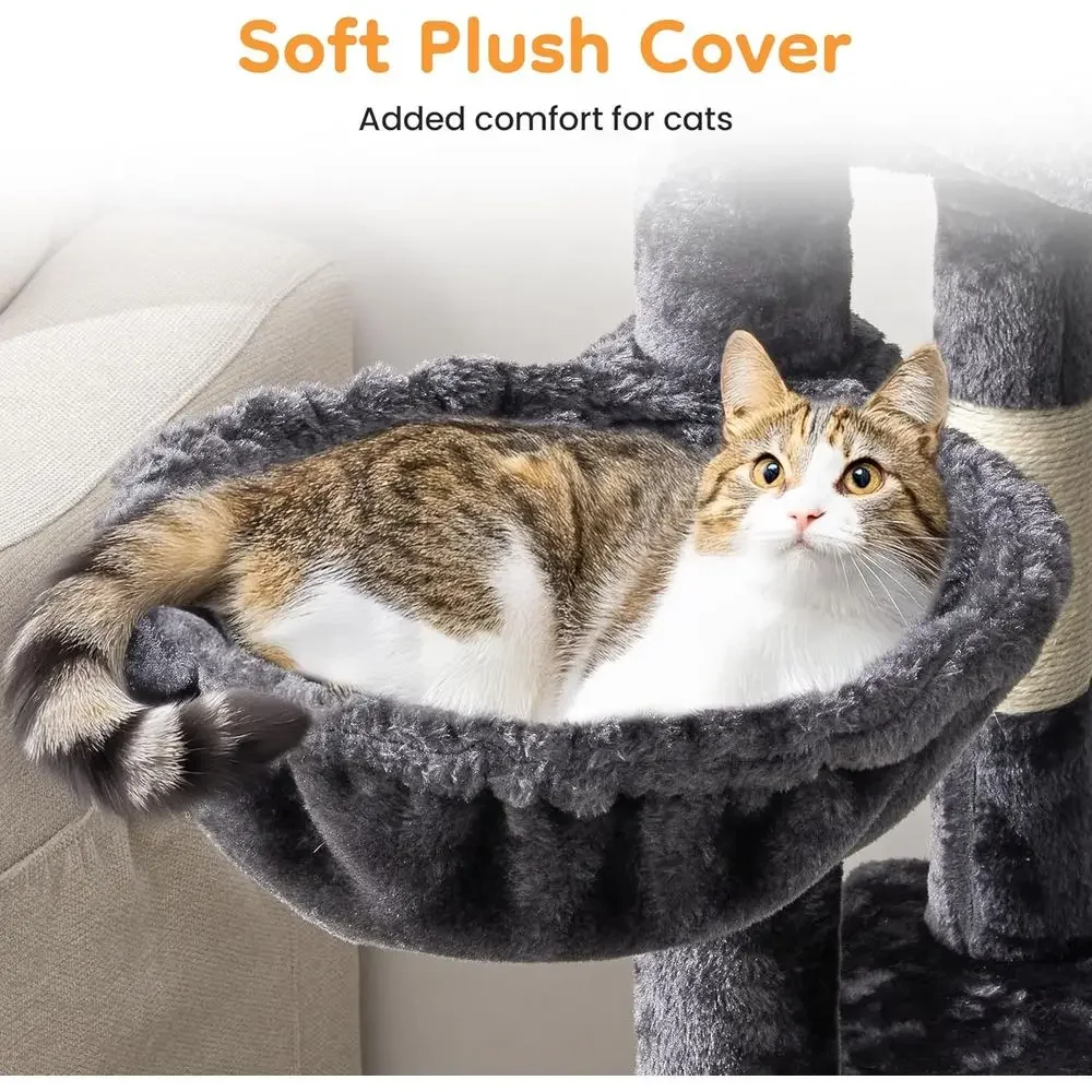 74 Tall Cat Tree Tower with Sc - Cat Scratching Post 评论和价格