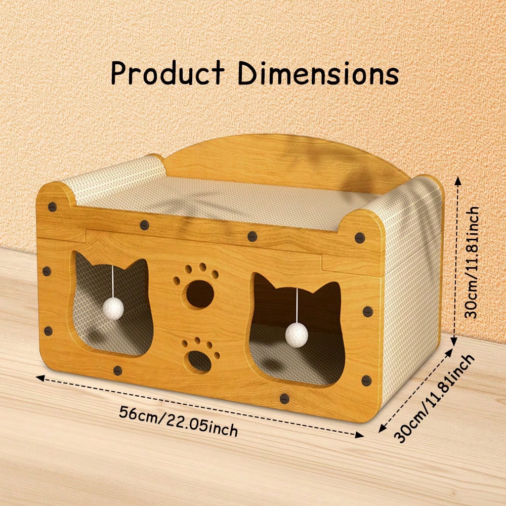 Luxury Double-Level Cat Scratc - Cat Scratching Post 评论和价格