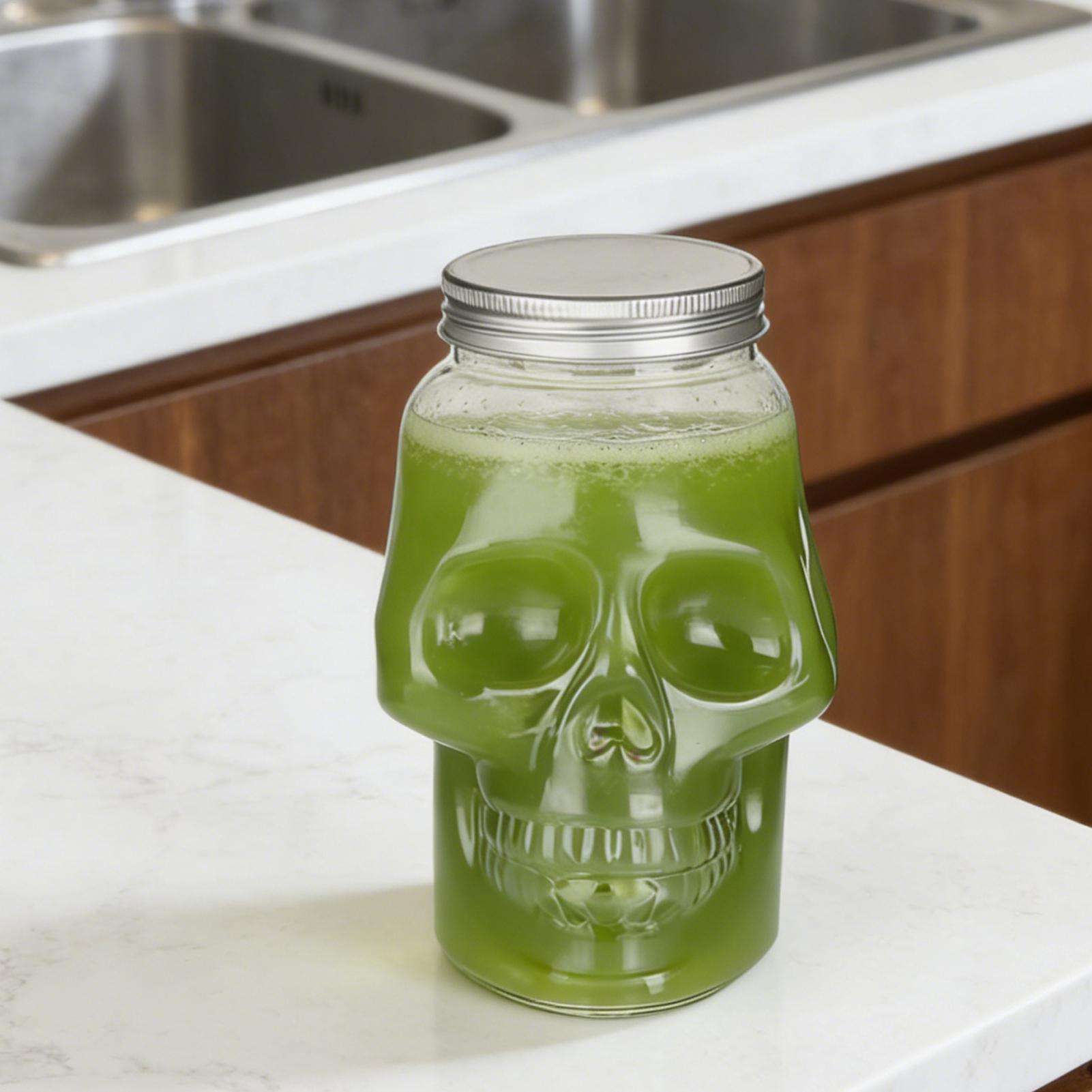 Transparent Skull Jars with Li - Pet Supplies Young 评论和价格
