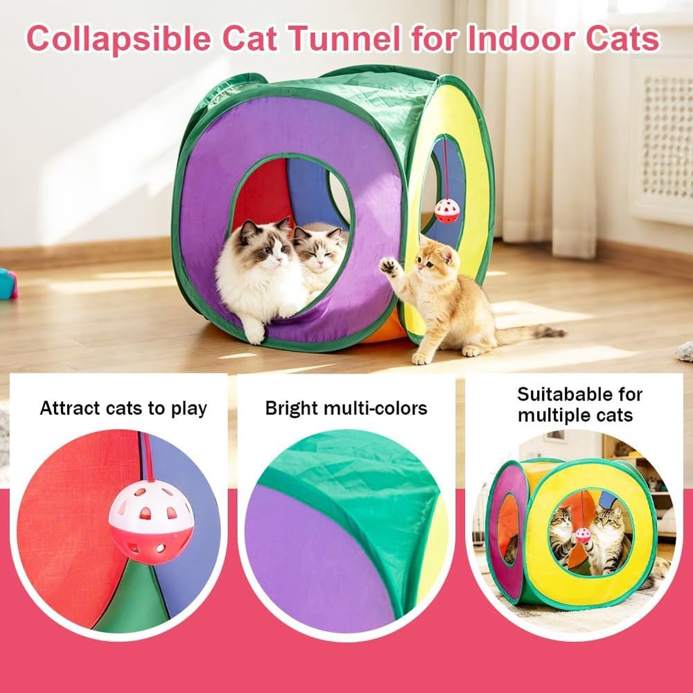 33 Pack Cat Toys or Indoor Cat - Cat Tunnel Toy 评论和价格