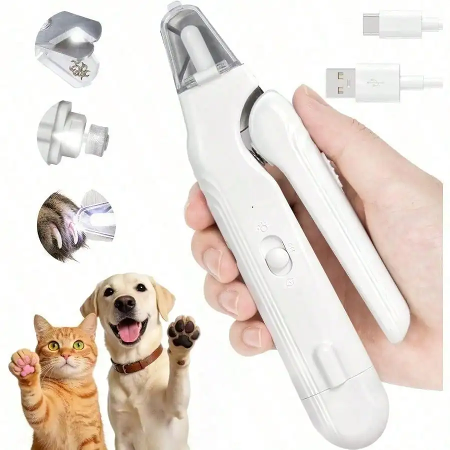 New model 2-In-1 Dog Nail Clip - Dog Grooming Clippers 评论和价格