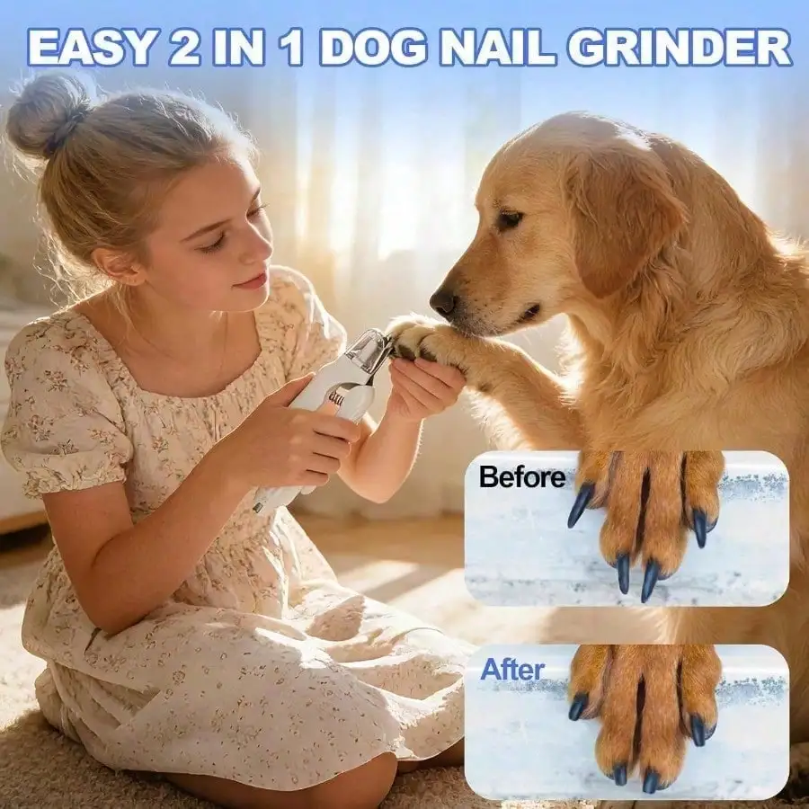 New model 2-In-1 Dog Nail Clip - Dog Grooming Clippers 评论和价格