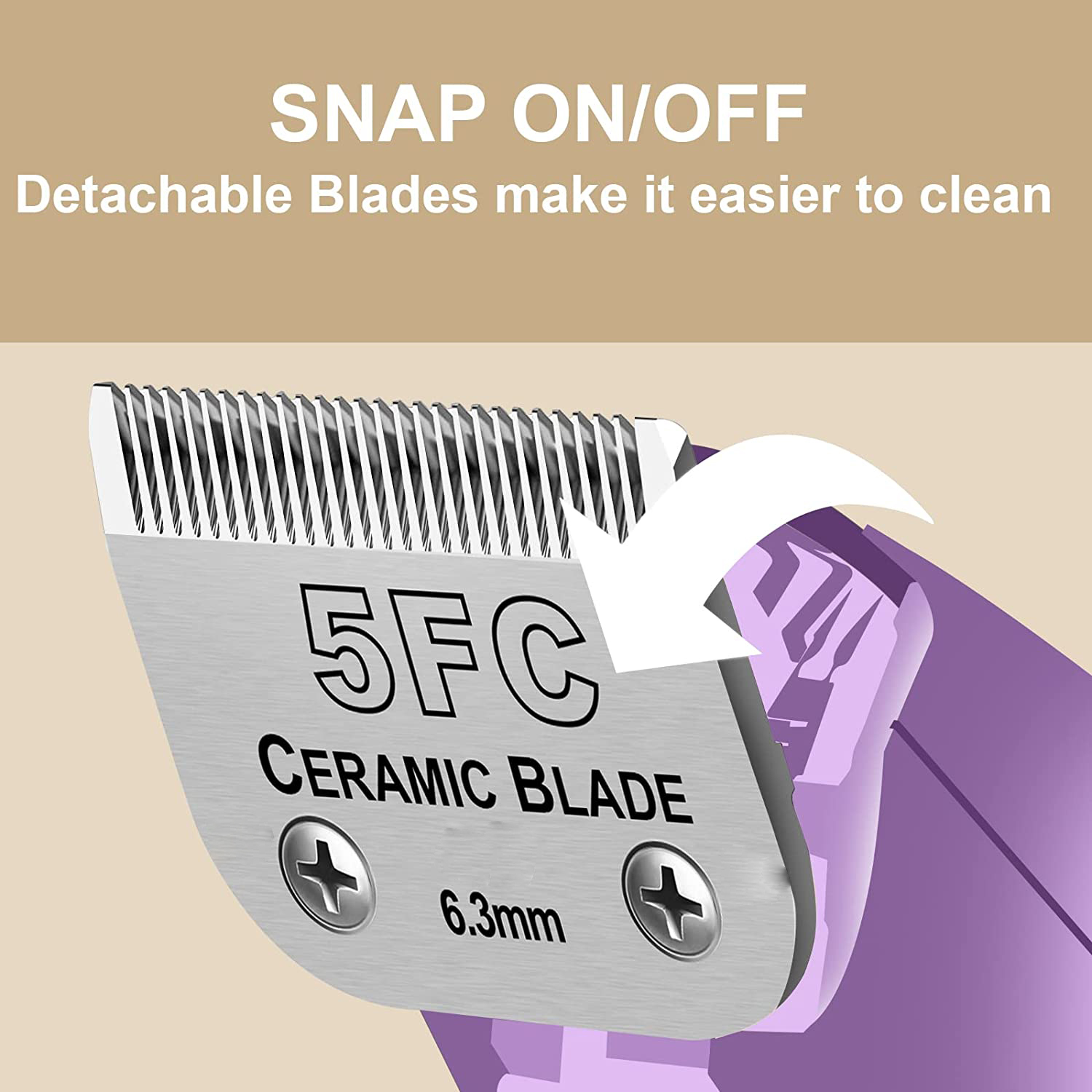 5FC Detachable Pet Dog Cat Gro - Dog Grooming Clippers 评论和价格