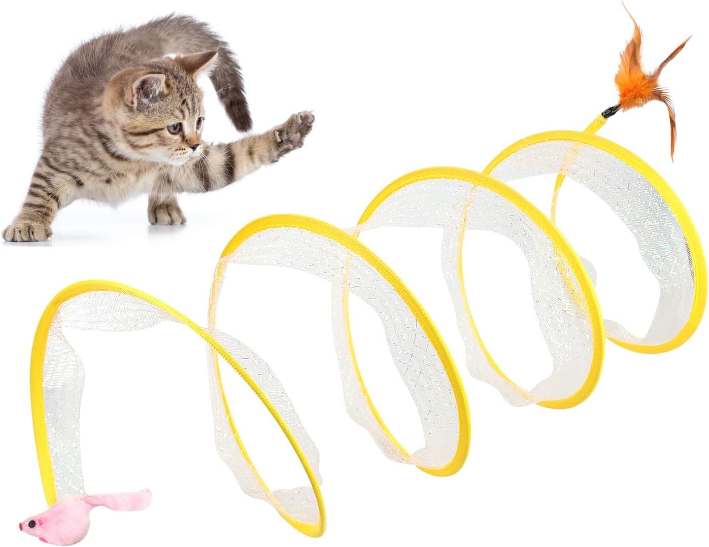 Folded Cat Tunnel S Type Cats  - Cat Tunnel Toy 评论和价格