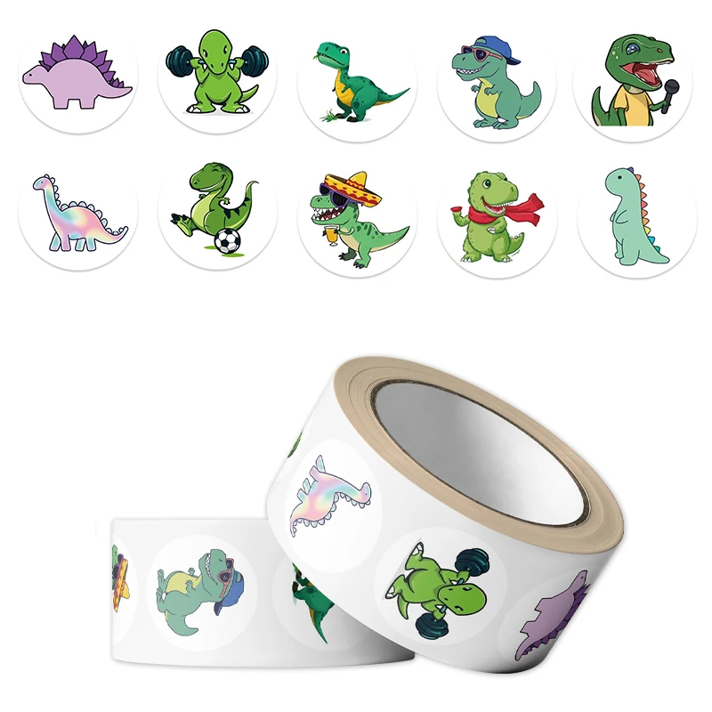 500PCS Cartoon Dinosaur Roll S - Pet Supplies Rewards 评论和价格