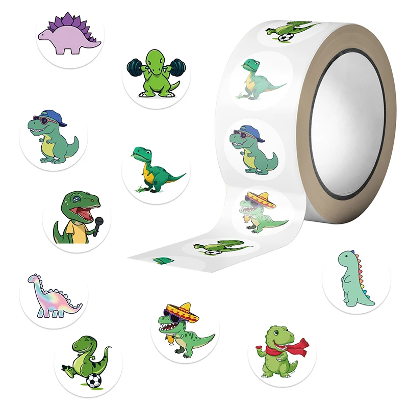 500PCS Cartoon Dinosaur Roll S - Pet Supplies Rewards 评论和价格