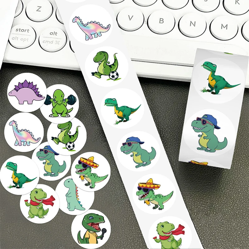 500PCS Cartoon Dinosaur Roll S - Pet Supplies Rewards 评论和价格