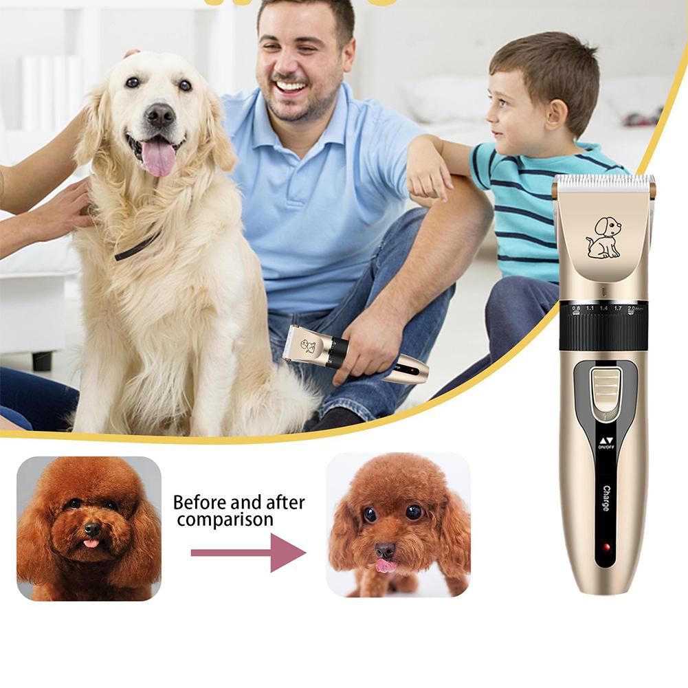 USB Rechargeable Pet Hair Clip - Dog Grooming Clippers 评论和价格