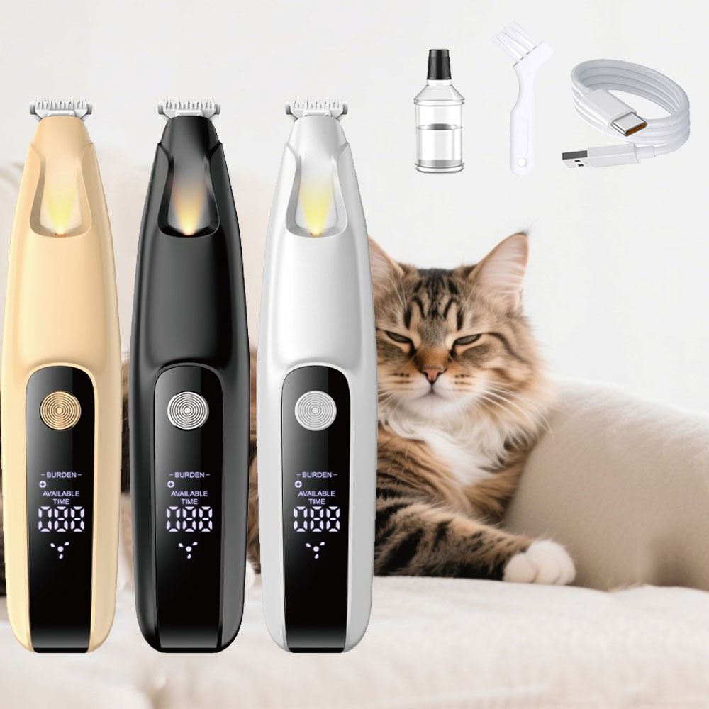 LED Dog Paw Trimmer LCD Displa - Dog Grooming Clippers 评论和价格