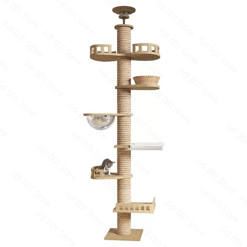Adjustable Cat Tree House Cat  - Cat Scratching Post 评论和价格